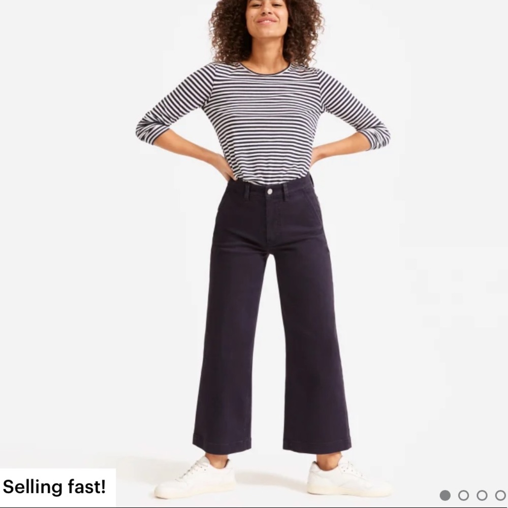Updated listing. EVERLANE The Wide Leg Crop Pant MOVING SALE